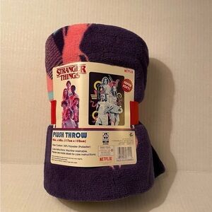 Stranger Things Throw Blanket NWT’s  46” X 60”